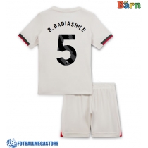 Fotballdrakt Barn Chelsea Benoit Badiashile #5 Bortedraktsett 2025-26 Kortermet (+ Korte bukser)